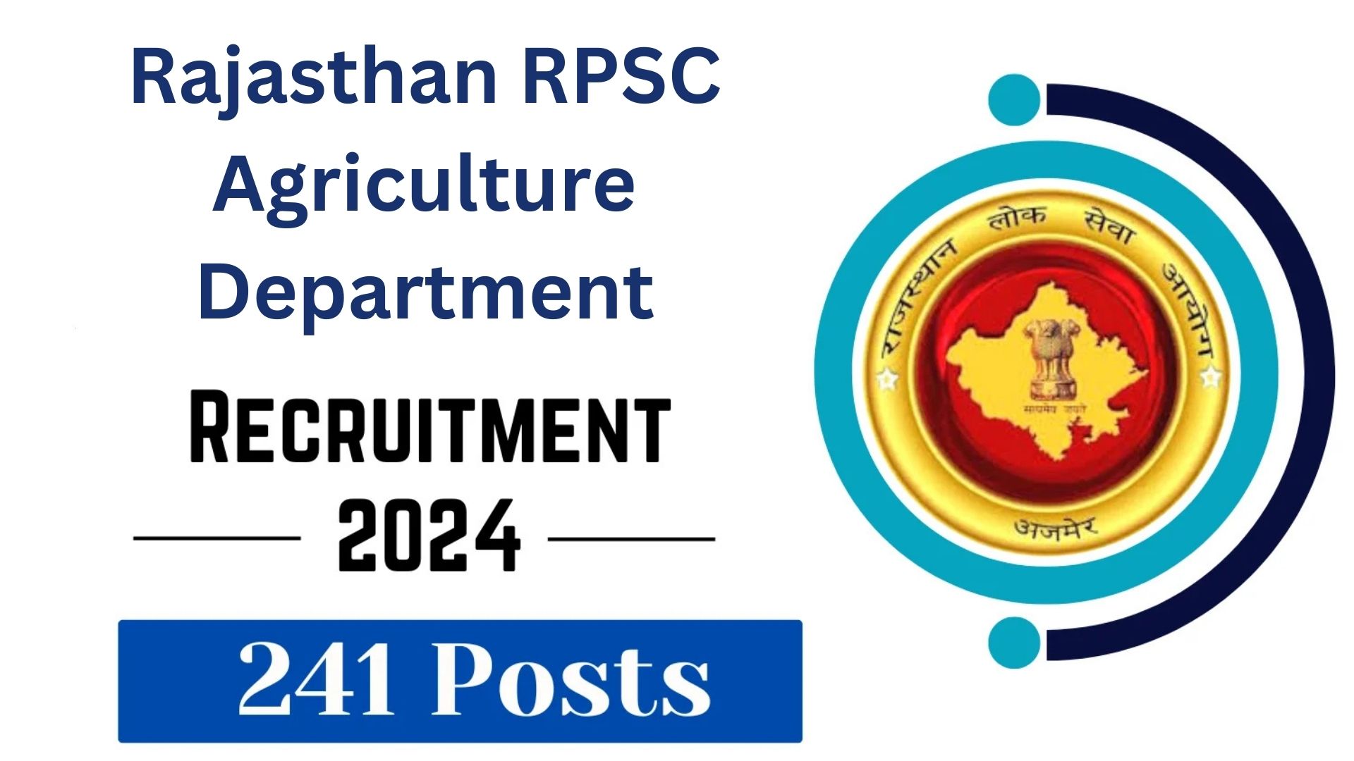 Rajasthan RPSC Agriculture Department Recruitment 2024 Apply Online at @rpsc.rajasthan.gov.in