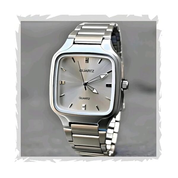 SWADESI STUFF Formal Stainless Steel Watch Collection for Men Silver Analogue Men's Watch – Timeless Elegance & Precision $